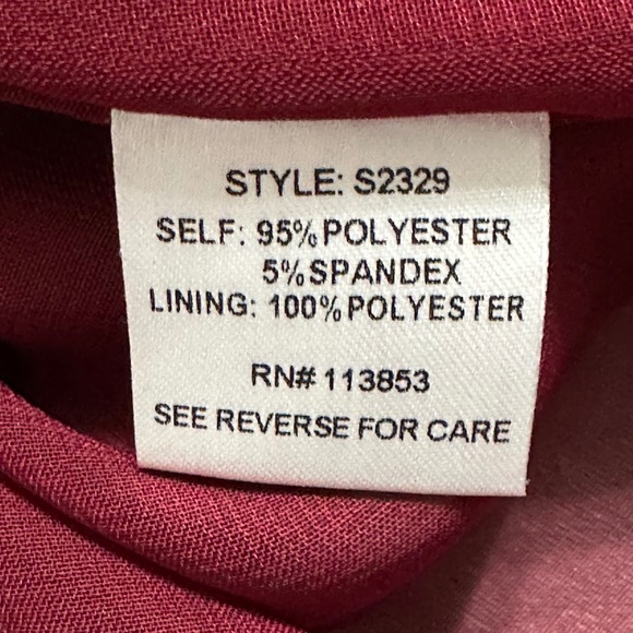 Sugar + Lips A-line Mini Skirt Bow Tie Accent Faux Wrap Burgundy Red Side Zip XS - Picture 4 of 6